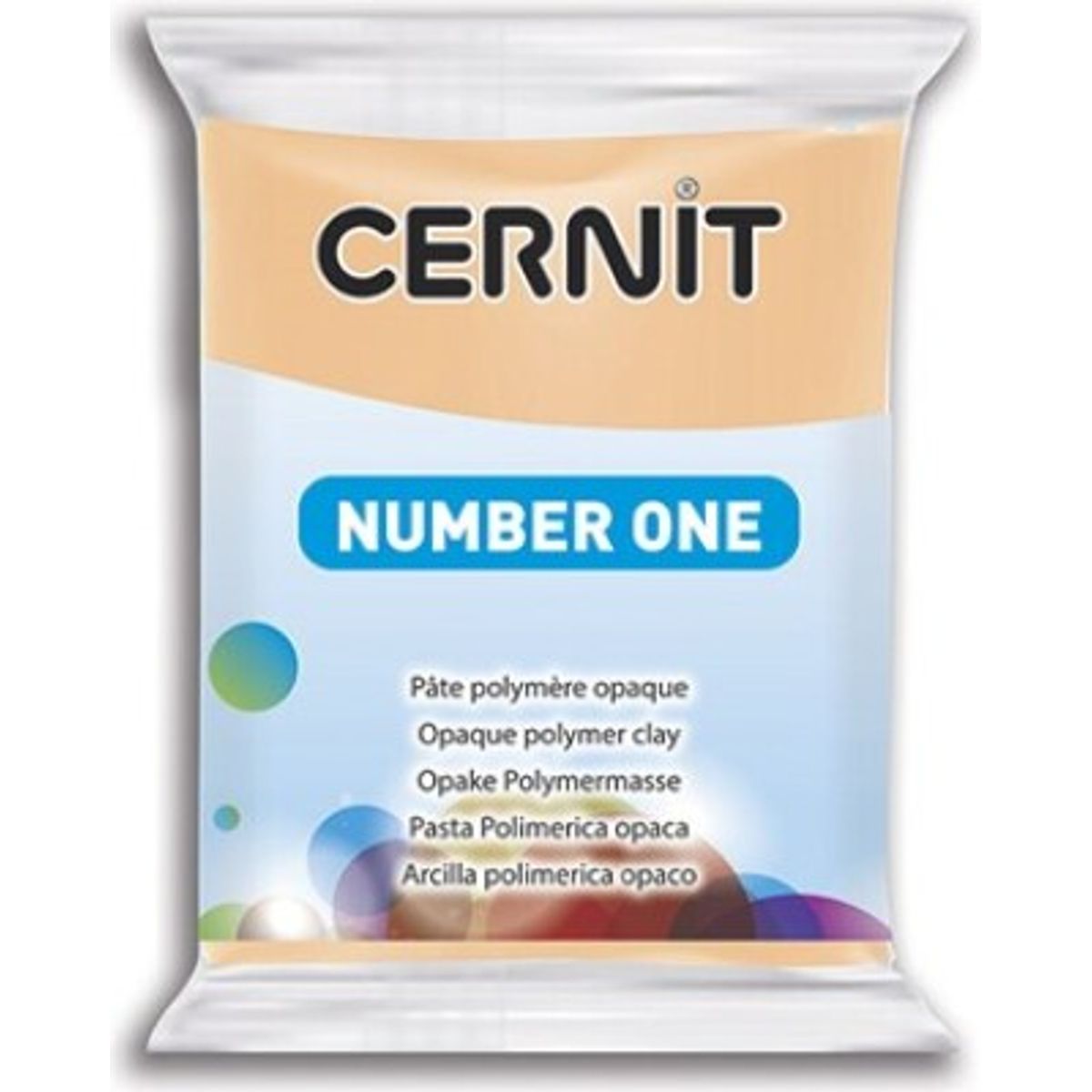 Cernit - Ler - Number One - Fersken - 423 - 56 G