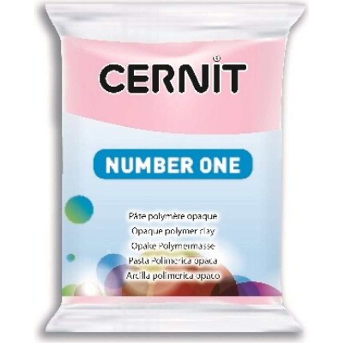 Cernit - Ler - Number One - Pink - 475 - 56 G