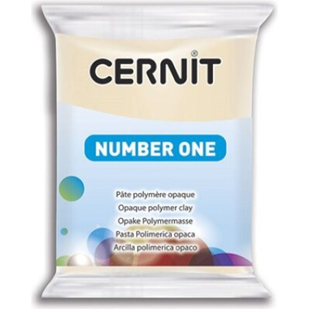 Cernit - Ler - Number One - Sandfarvet - 747 - 56 G