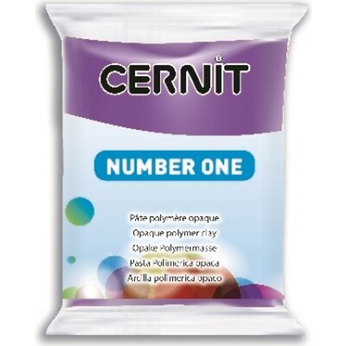 Cernit - Ler - Number One - Lilla - 900 - 56 G