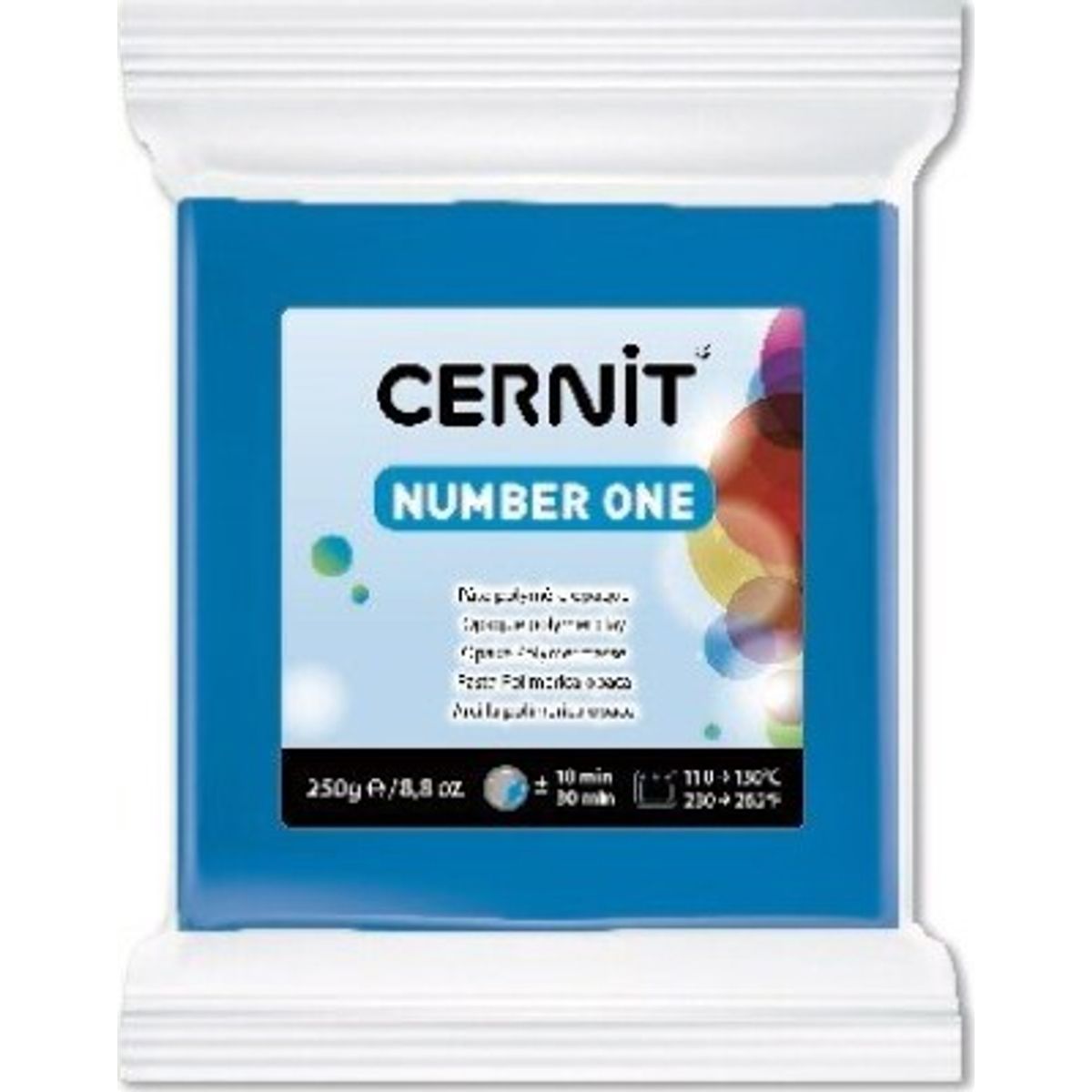 Cernit - Modellervoks - Number One - Blå 250 G