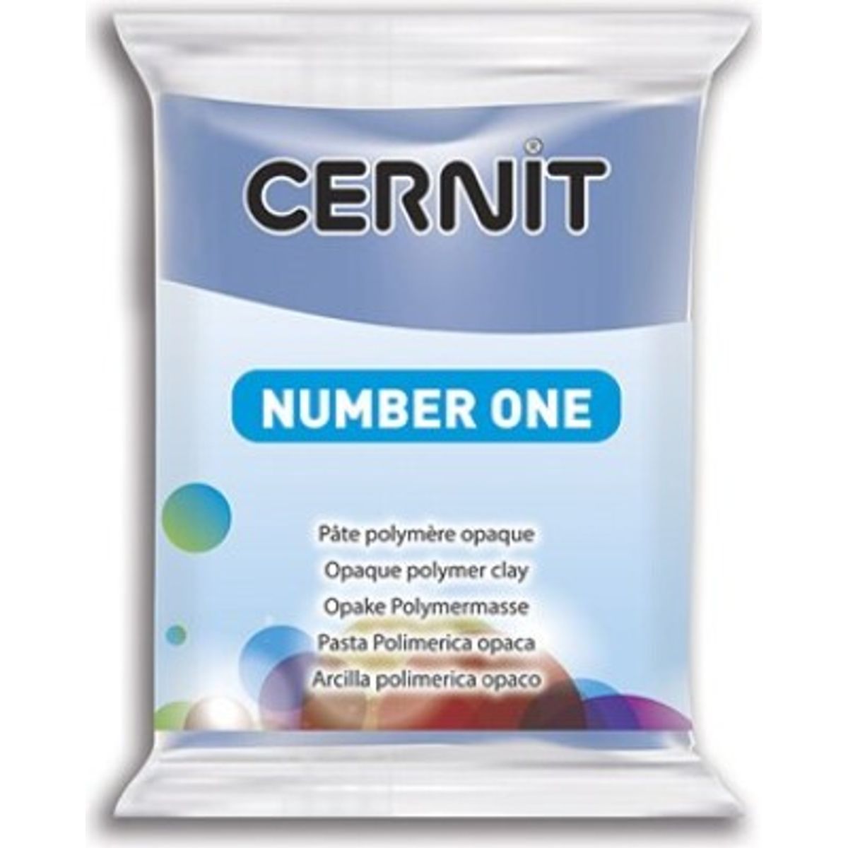 Cernit - Ler - Number One - Havblå - 212 - 56 G