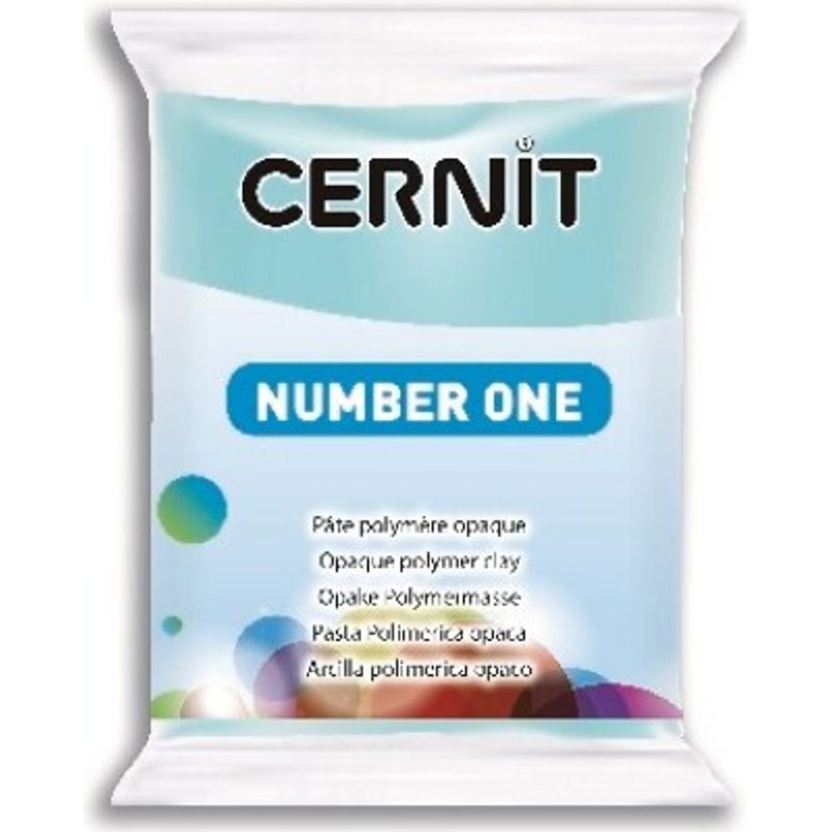 Cernit - Ler - Number One - Himmel Blå - 214 - 56 G