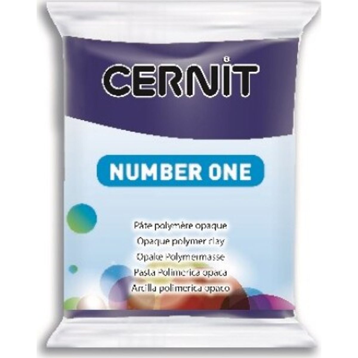 Cernit - Ler - Number One - Marineblå - 246 - 56 G