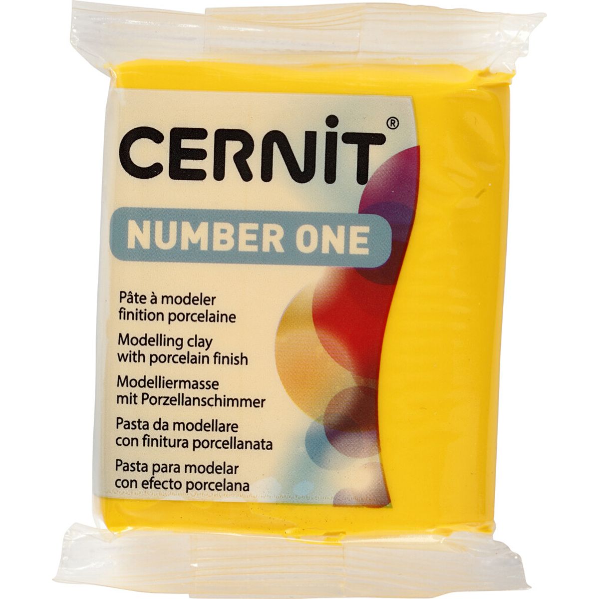 Cernit - Ler - Number One - Gul - 700 - 56 G