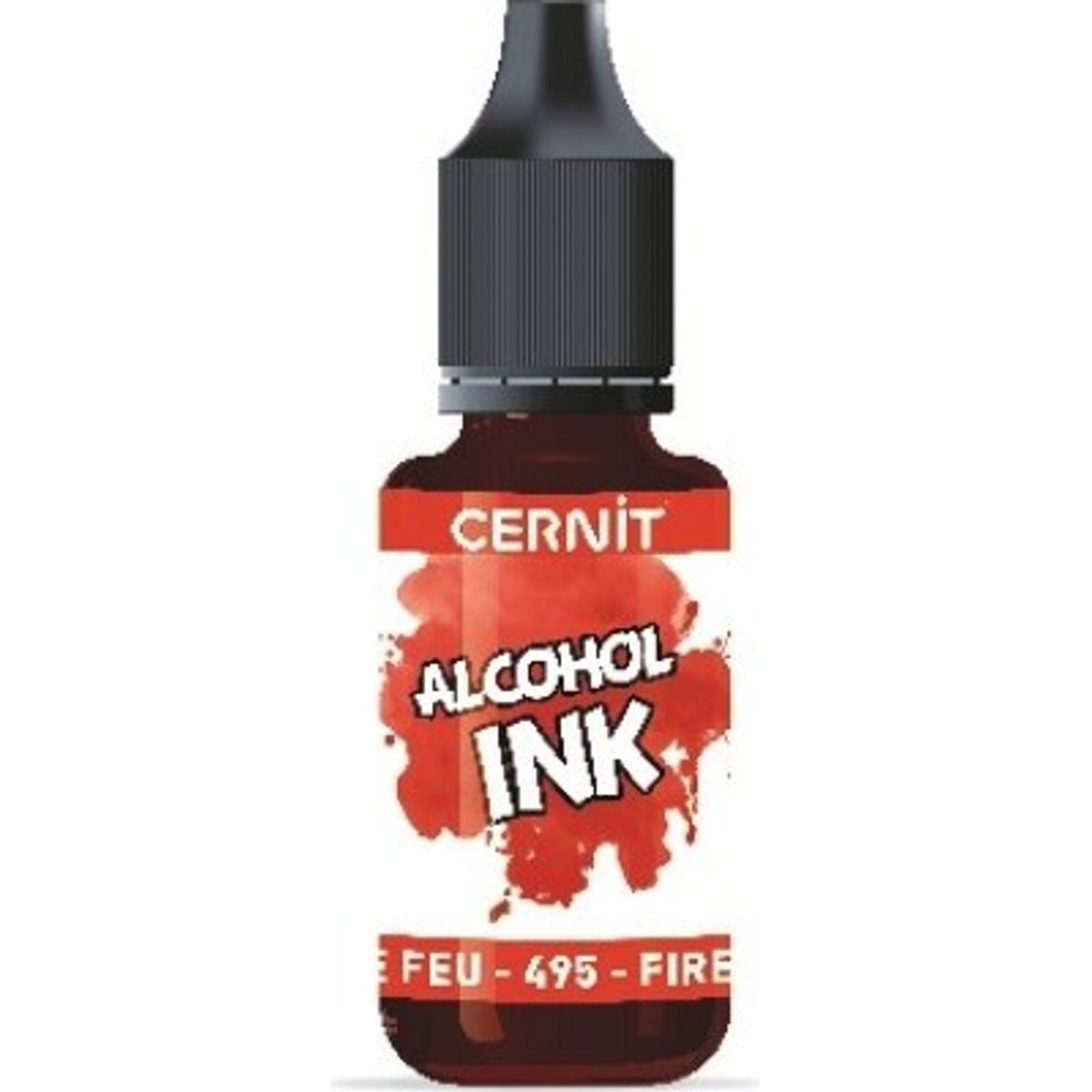 Cernit - Alcohol Ink - 20 Ml - Ild Rød