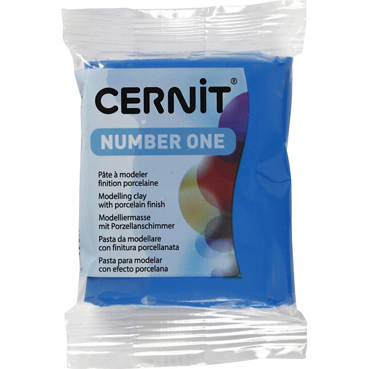 Cernit - Ler - Number One - Blå - 200 - 56 G