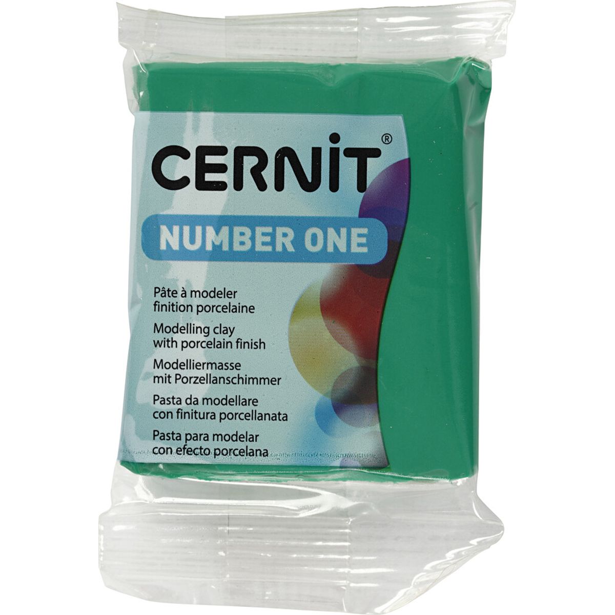 Cernit - Ler - Number One - Grøn - 600 - 56 G