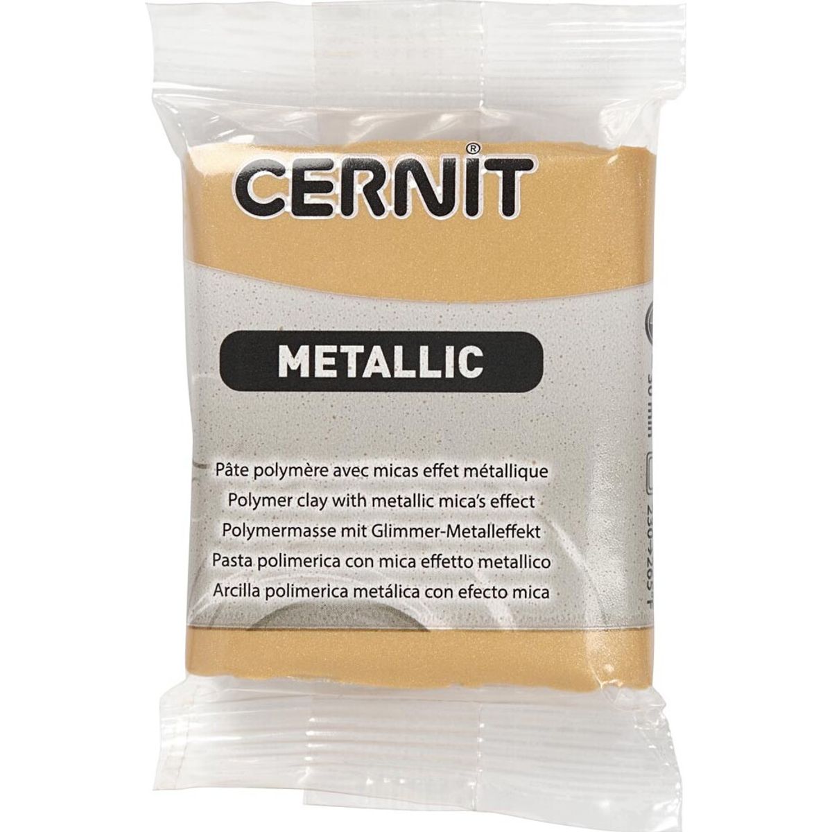 Cernit - Ler - Metallic - Guld - 050 - 56 G