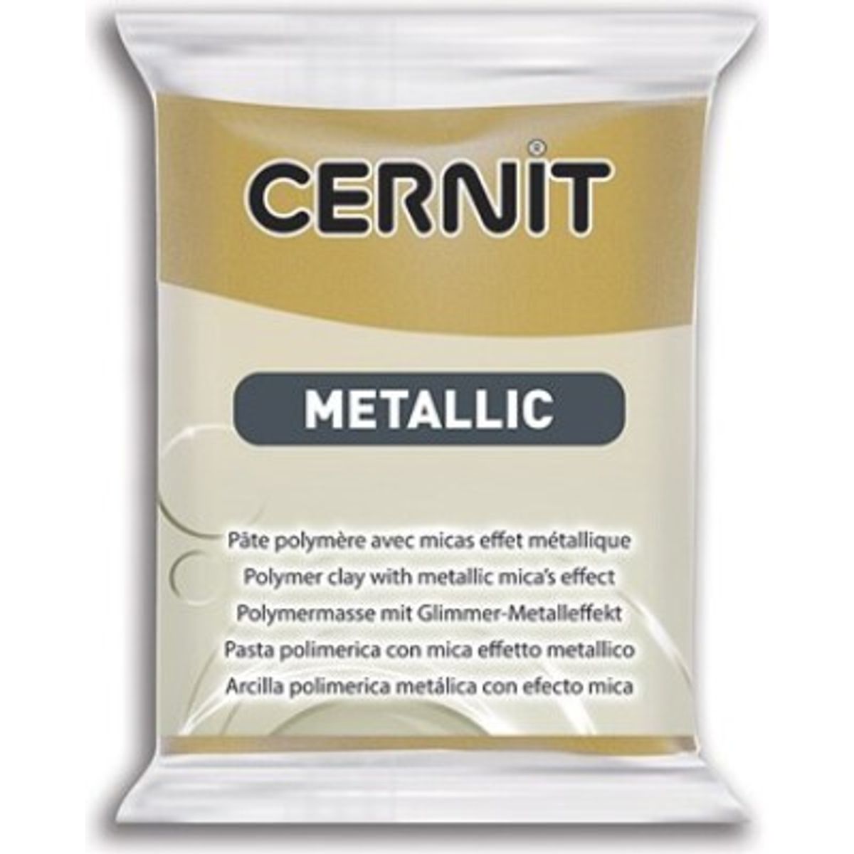 Cernit - Ler - Metallic - Rig Guld - 053 - 56 G