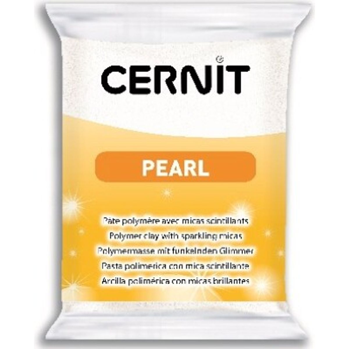 Cernit - Ler - Pearl - Perlemor Hvid - 085 - 56 G