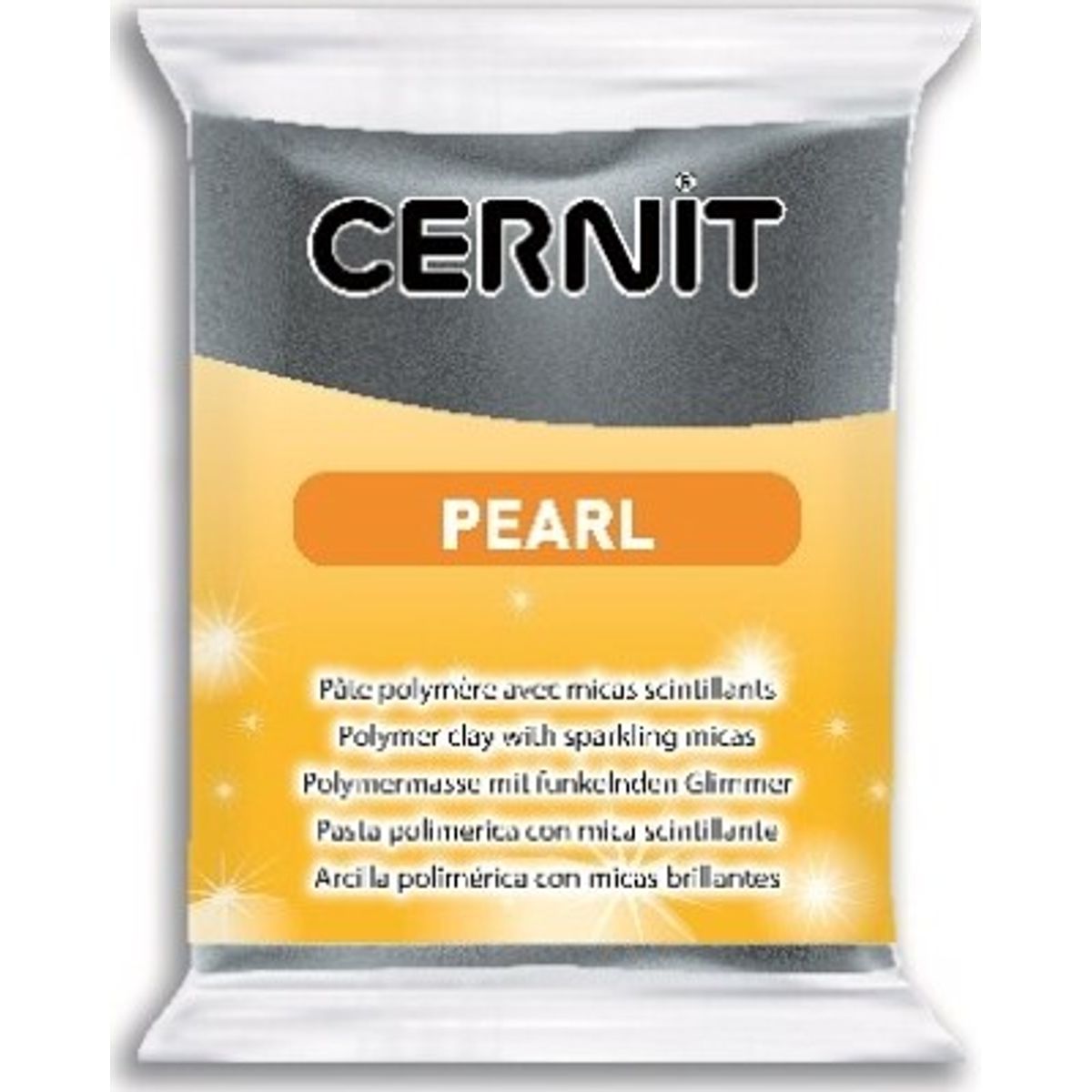 Cernit - Ler - Pearl - Perlemor Sort - 100 - 56 G