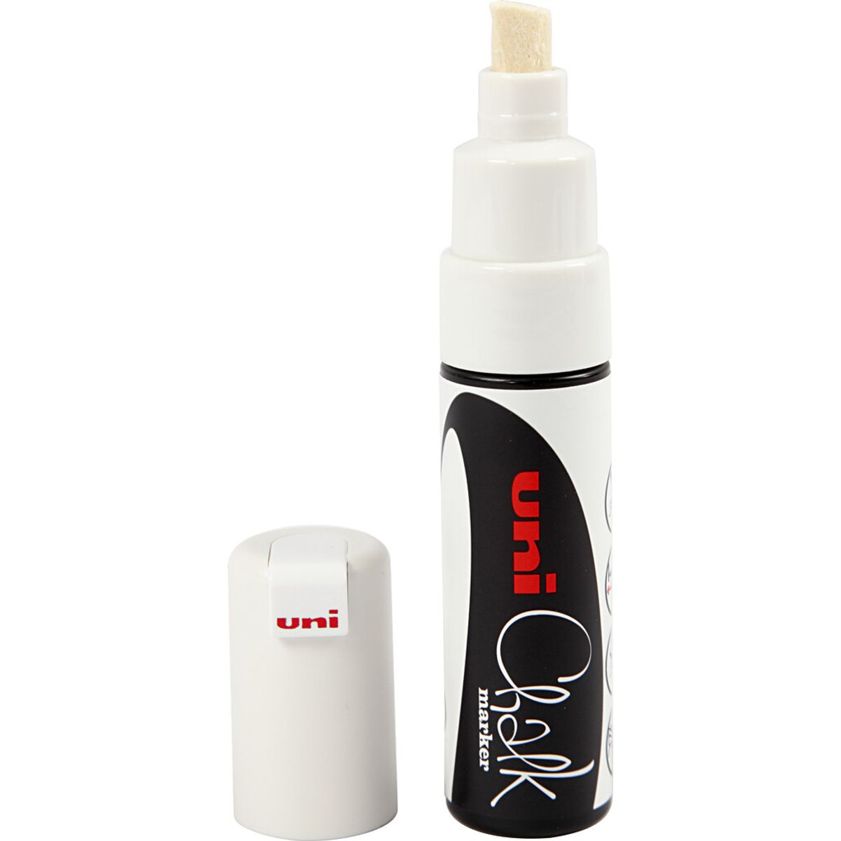 Uni - Chalk Marker - 8 Mm - Hvid