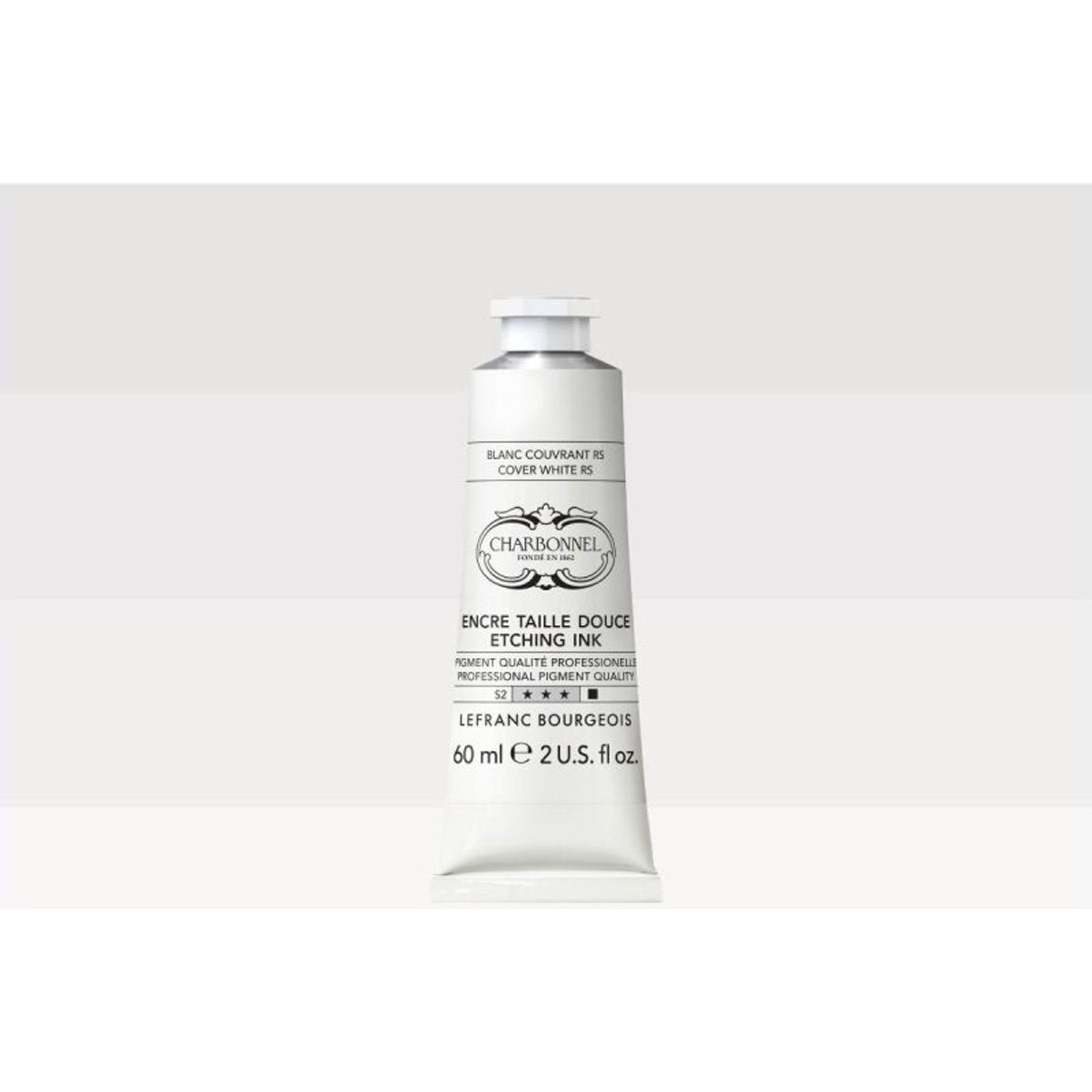 Charbonnel - Etching Ink - Tryksværte - Cover White Rs 200 Ml