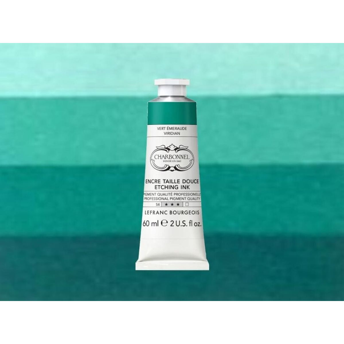 Charbonnel - Etching Ink - Tryksværte - Emerald Green 60 Ml