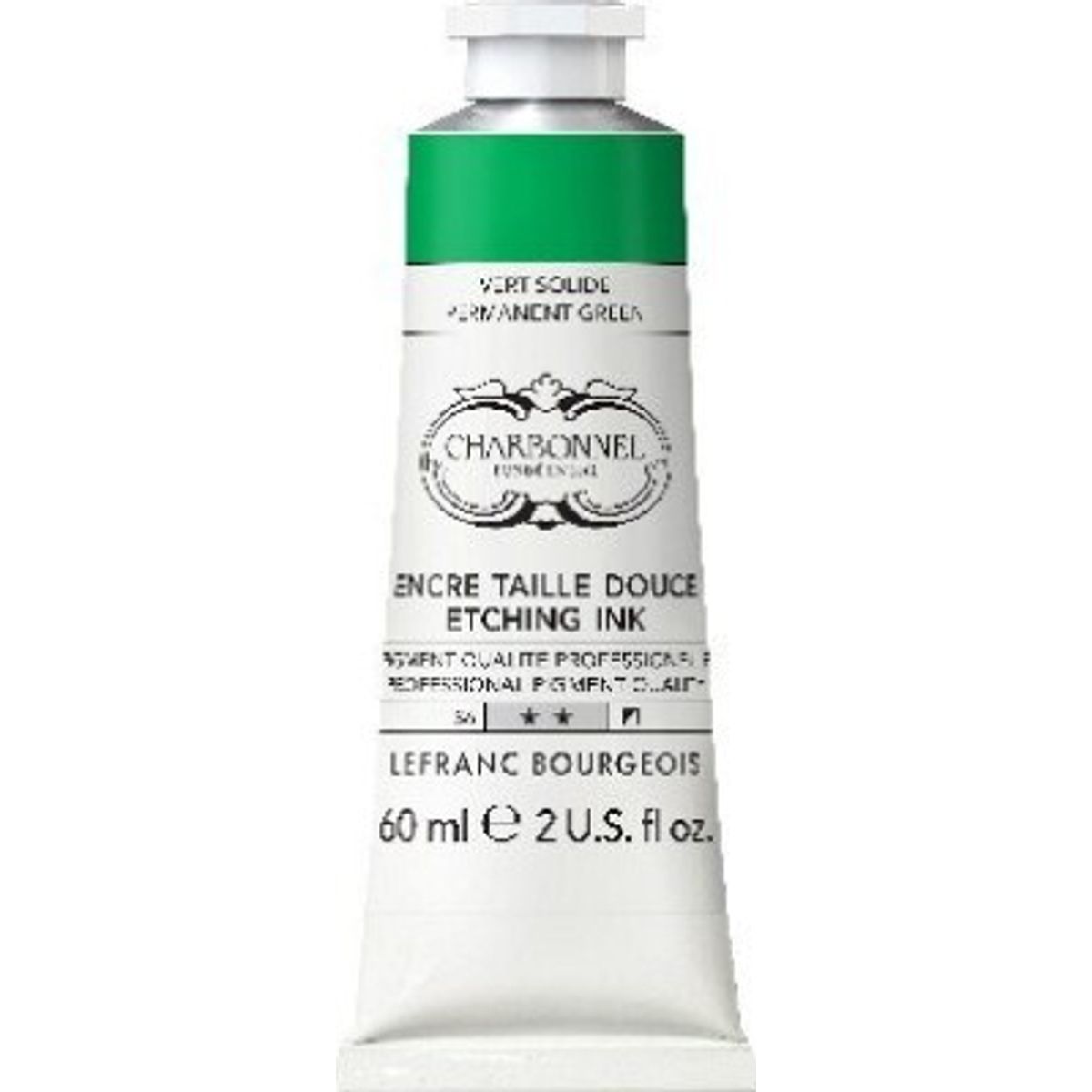 Charbonnel - Etching Ink - Tryksværte - Permanent Green 200 Ml