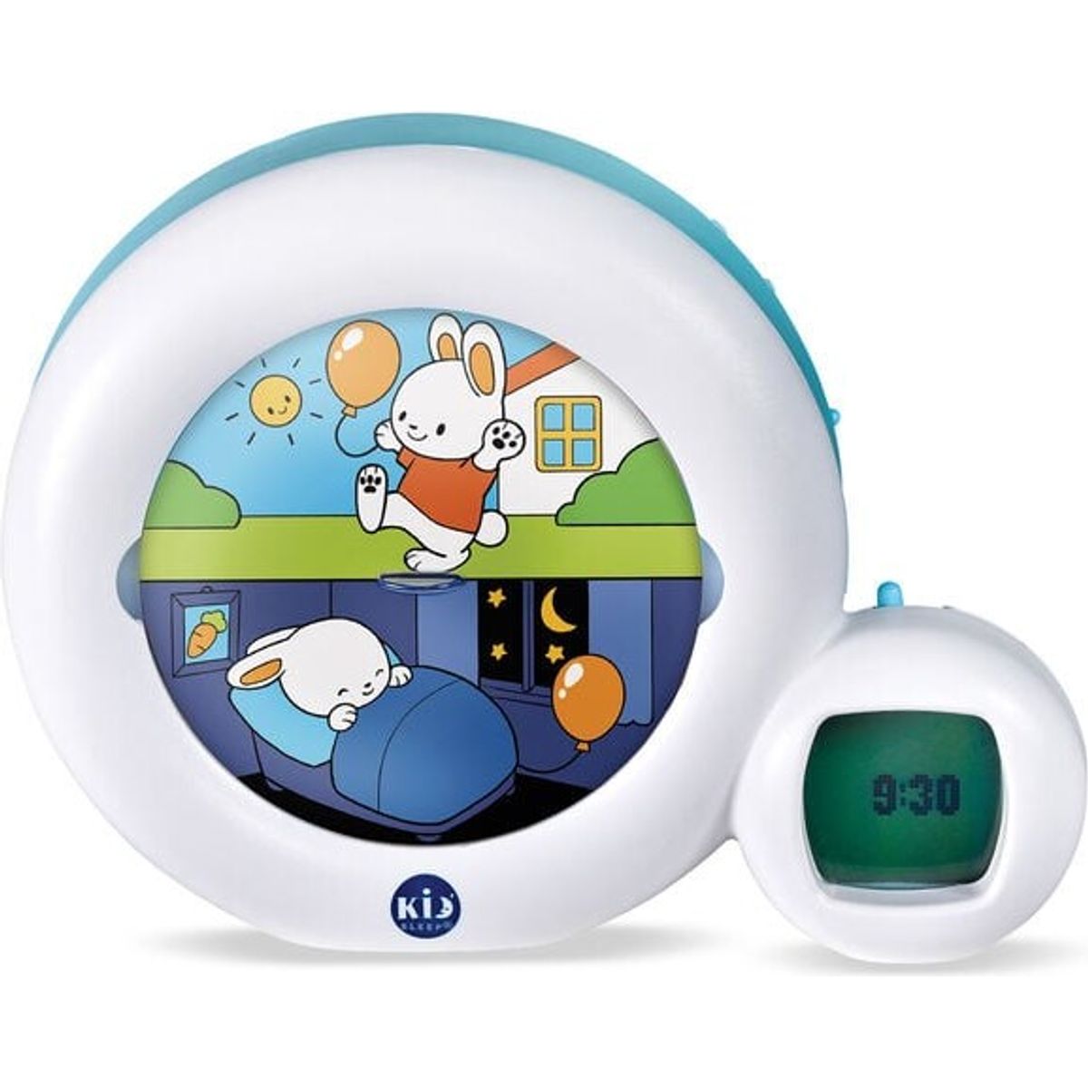 Claessens Kids - Kid'sleep Måne - Natlampe Med Vækkeur