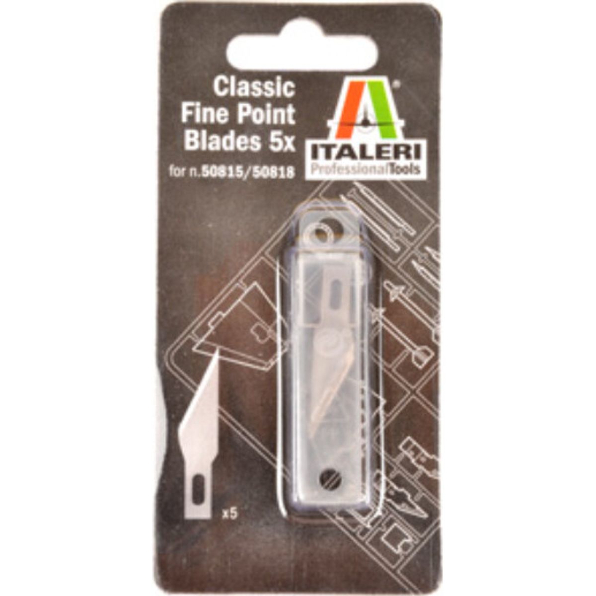 Italeri - Classic Fine Point Blades 5x - 50824