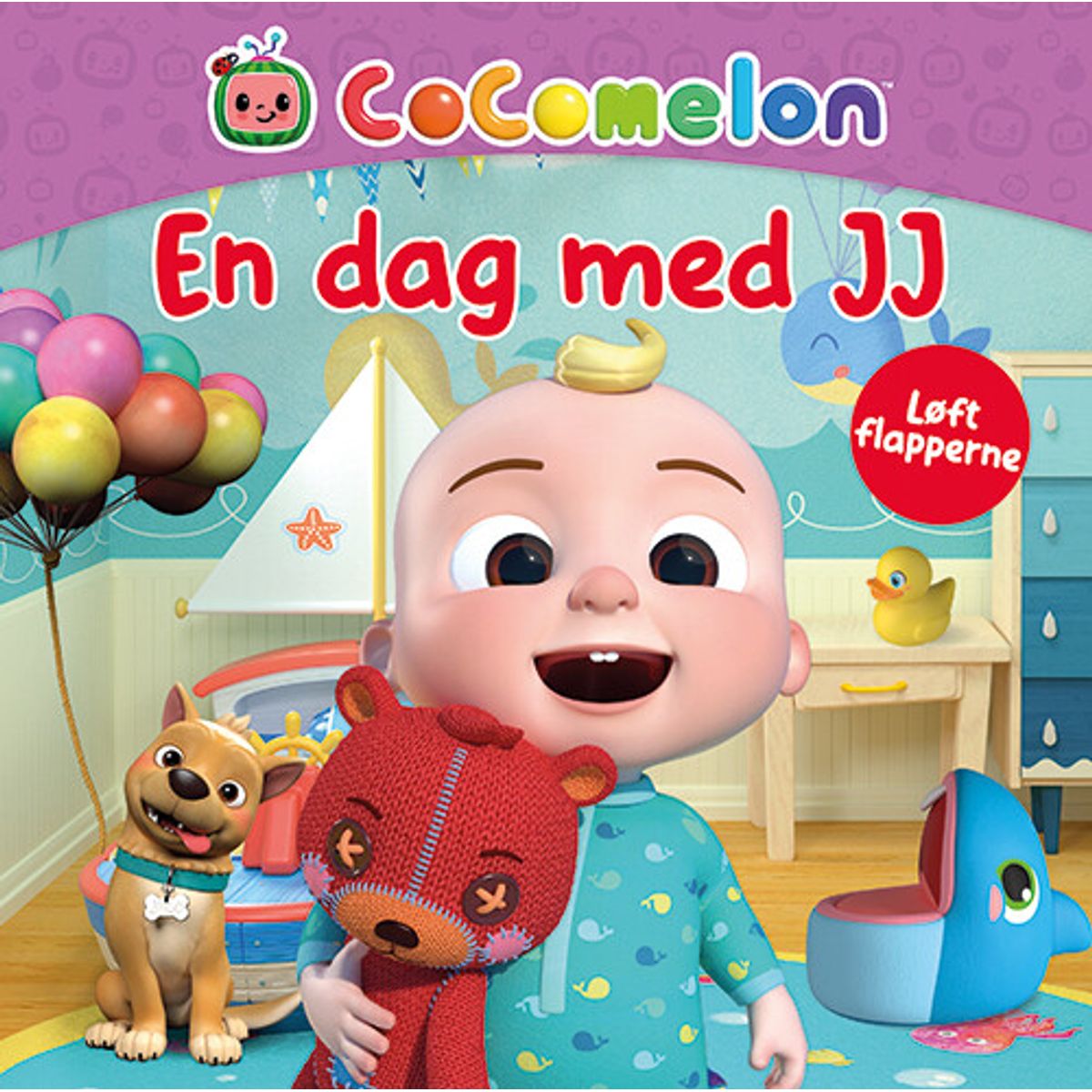 Cocomelon - En Dag Med Jj - Løft Flapperne - Bog