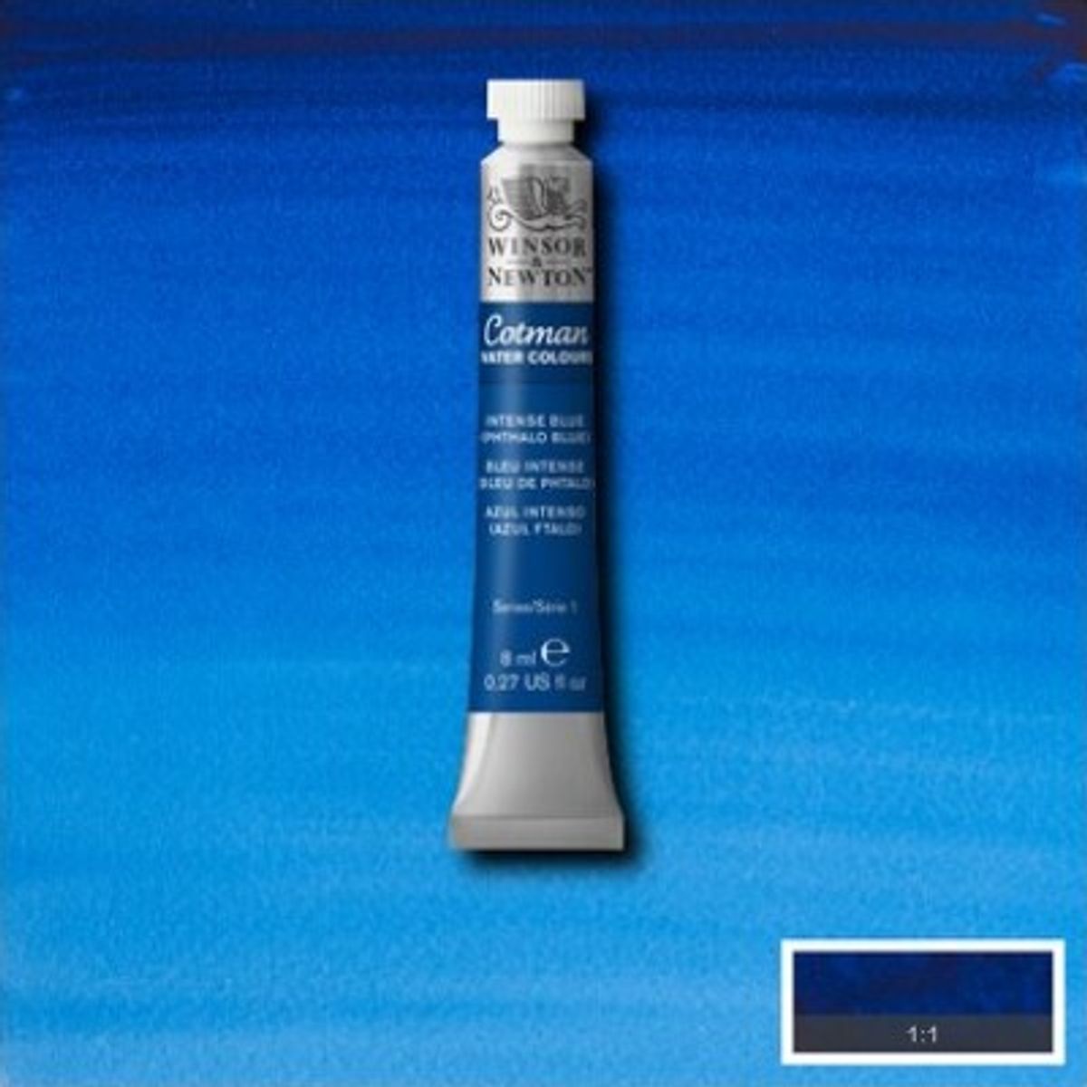 Winsor & Newton - Cotman Watercolour - 8 Ml - Intens Blå