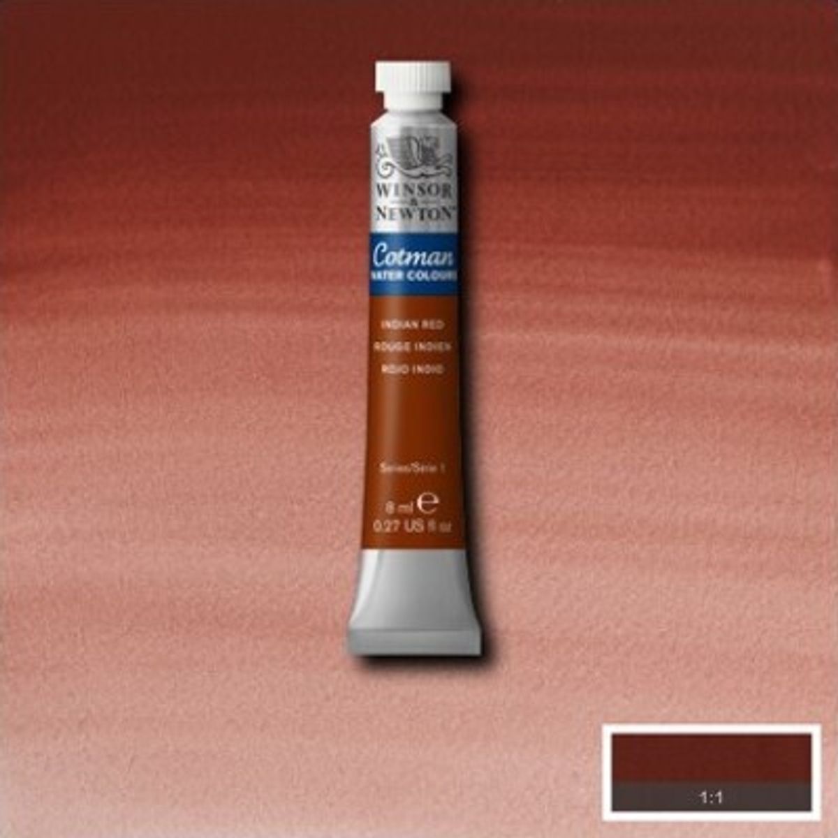 Winsor & Newton - Cotman Watercolour - 8 Ml - Indisk Rød