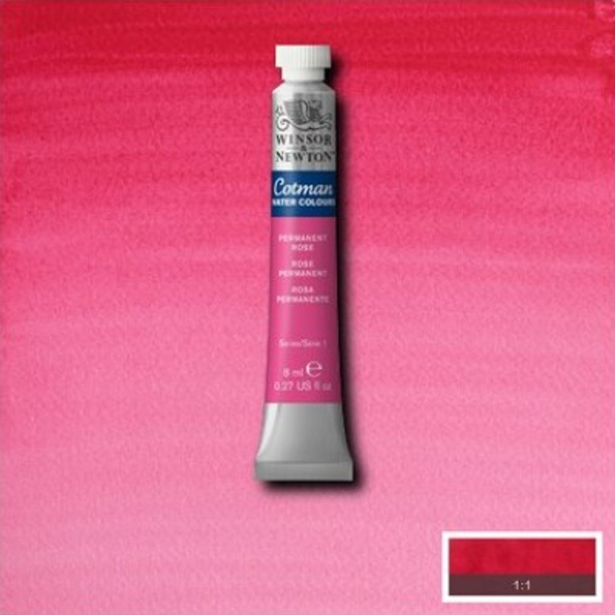 Winsor & Newton - Cotman Watercolour - 8 Ml - Permanent Rose Pink