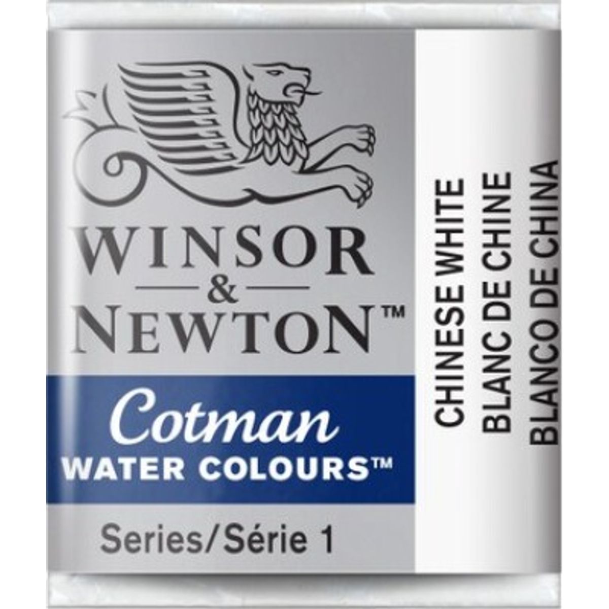 Winsor & Newton - Cotman Watercolour - 1/2 Pan - Kinesisk Hvid