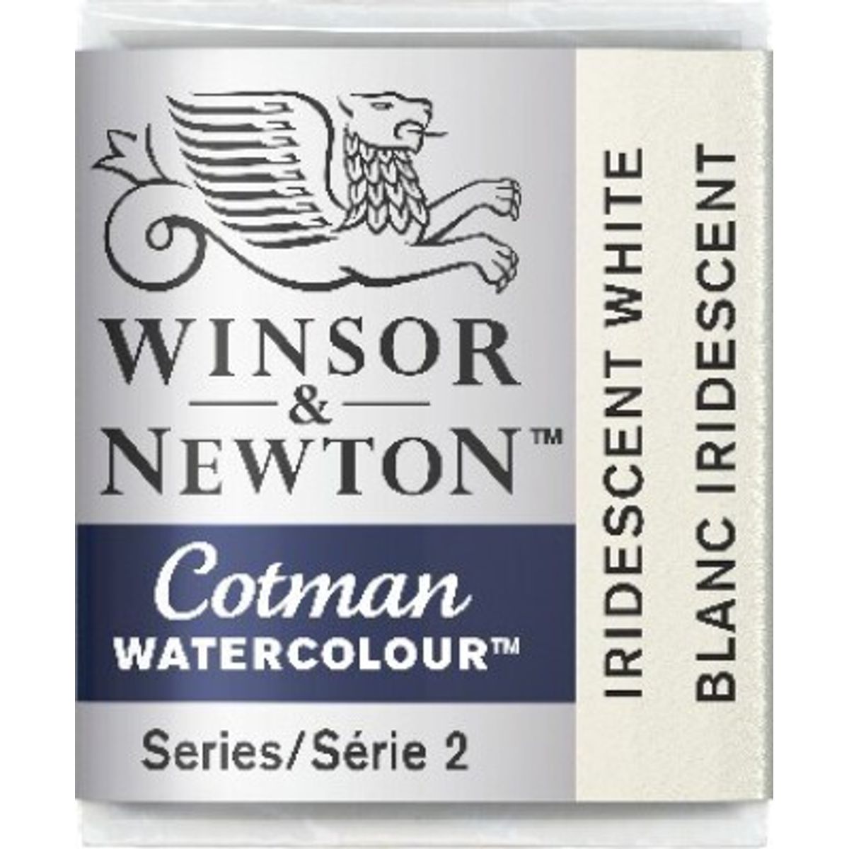 Winsor & Newton - Cotman Watercolour - 1/2 Pan - Iriserende Hvid