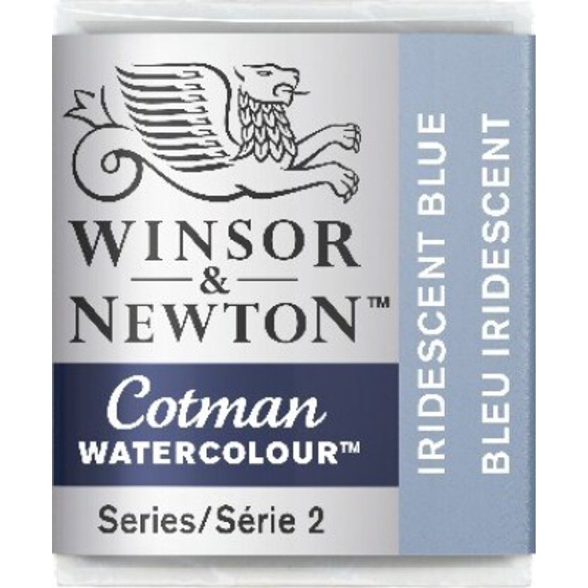 Winsor & Newton - Cotman Watercolour - 1/2 Pan - Iriserende Blå