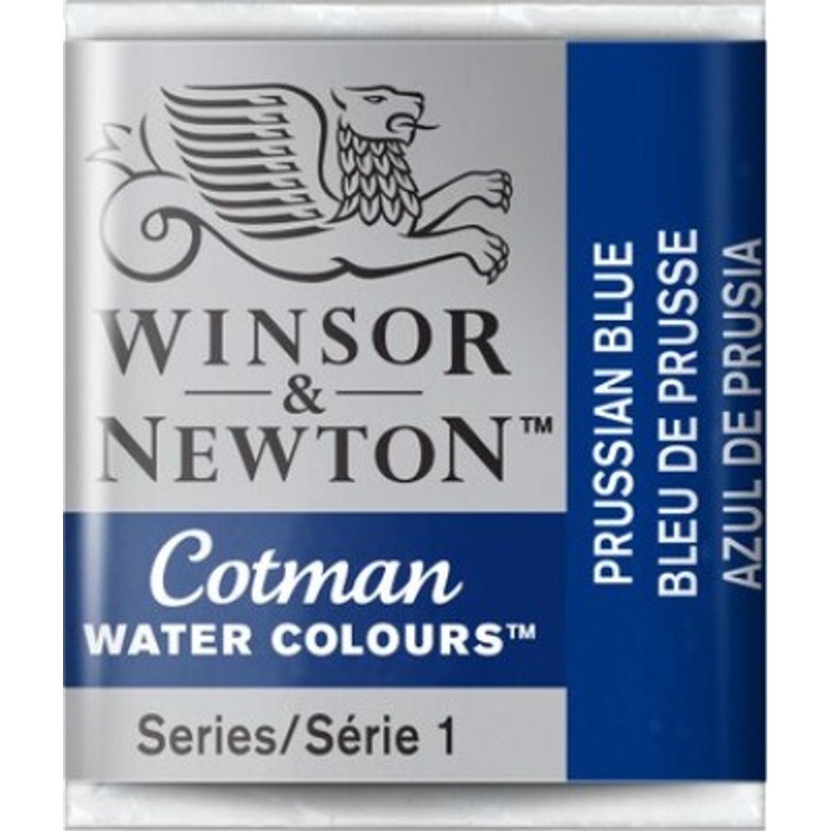 Winsor & Newton - Cotman Watercolour - 1/2 Pan - Preussisk Blå