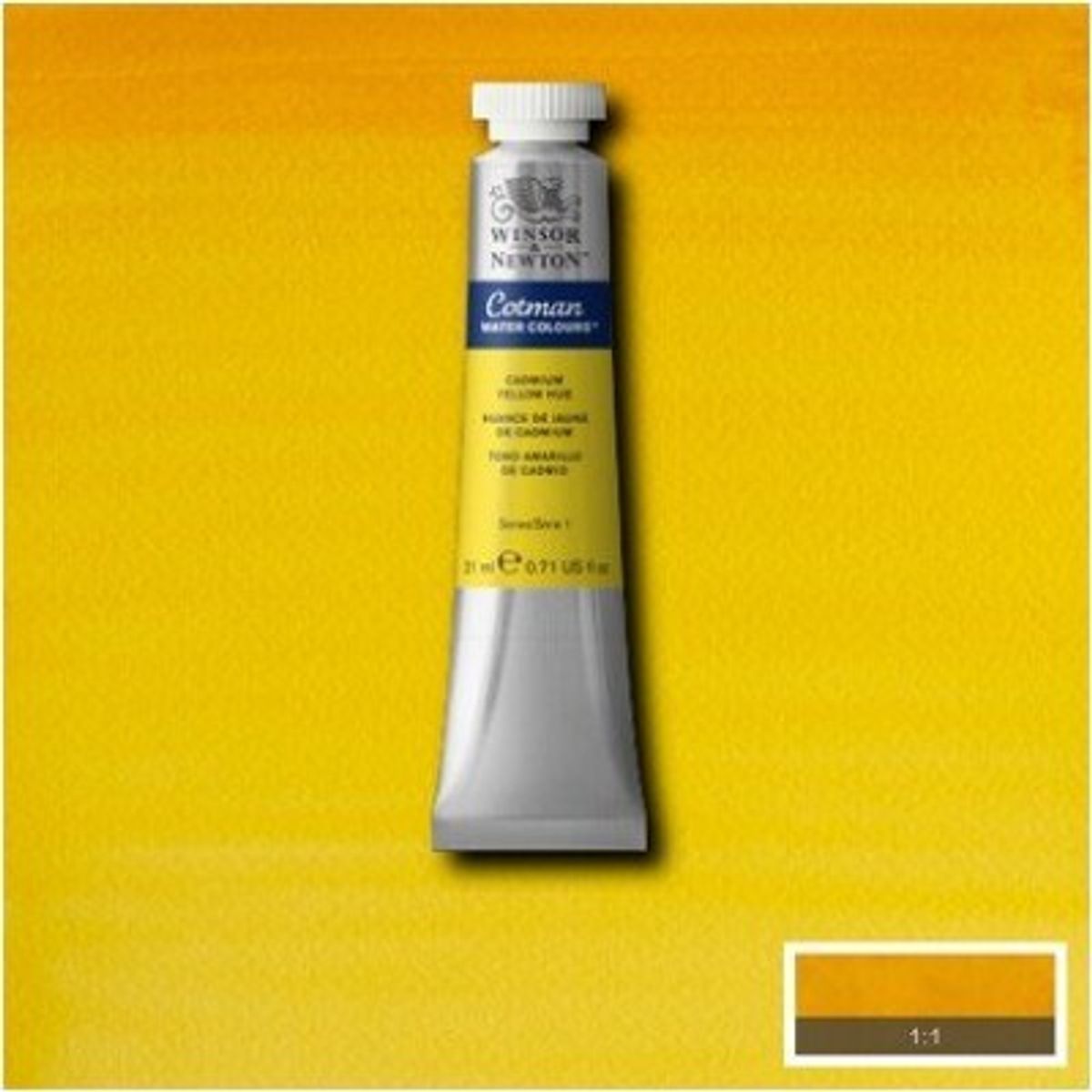 Winsor & Newton - Akvarelfarve - Cotman - Cadmium Yellow Hue 21 Ml