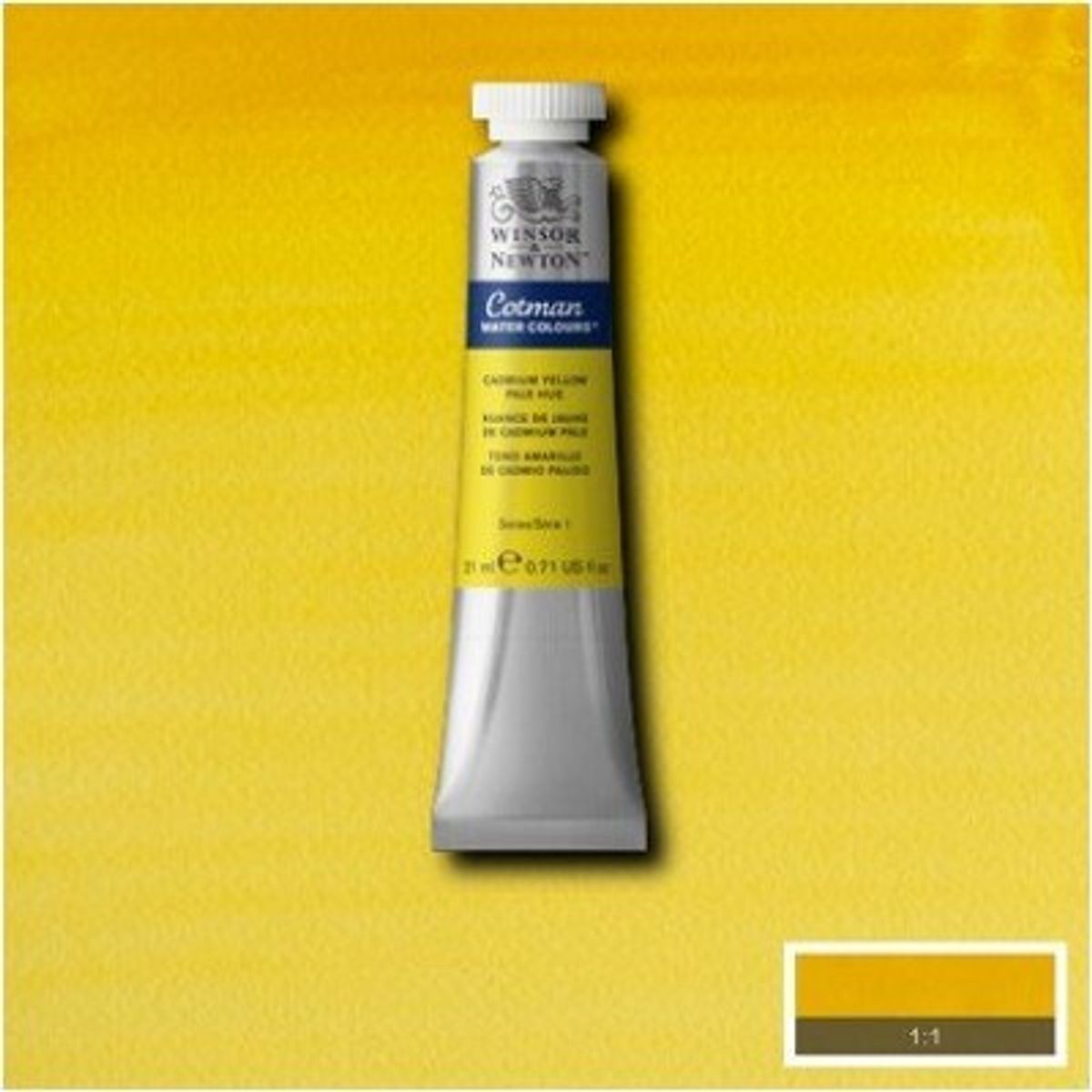 Winsor & Newton - Akvarelfarve - Cotman - Cadmium Yellow Pale Hue 21 Ml