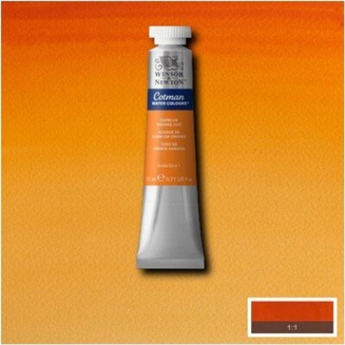 Winsor & Newton - Cotman Watercolour - 21 Ml - Cad Orange Nuance