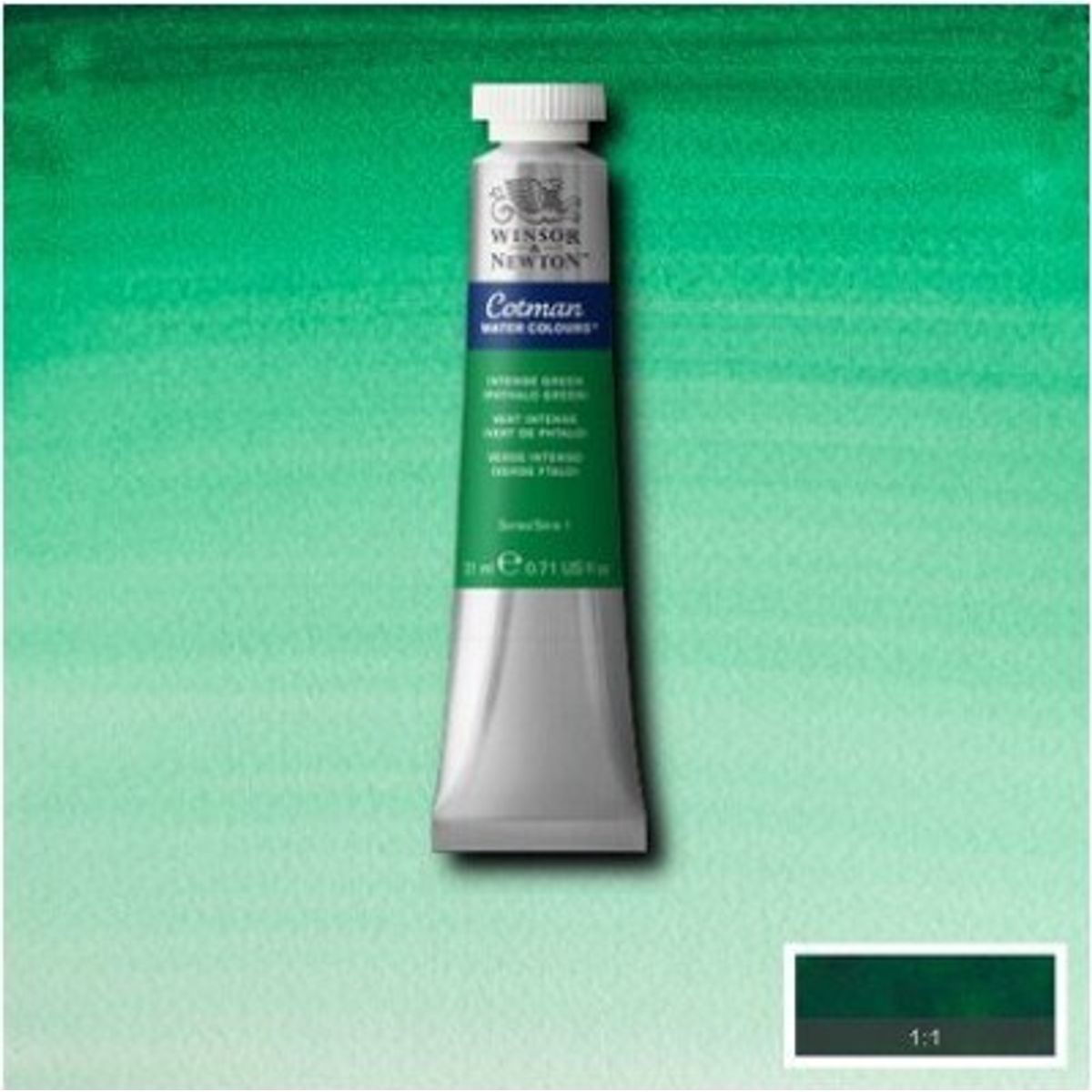 Winsor & Newton - Cotman Watercolour - 21 Ml - Intense Green