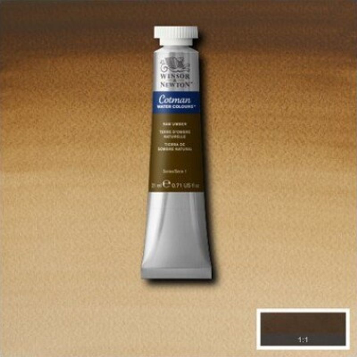 Winsor & Newton - Akvarelfarve - Cotman - Raw Umber 21 Ml