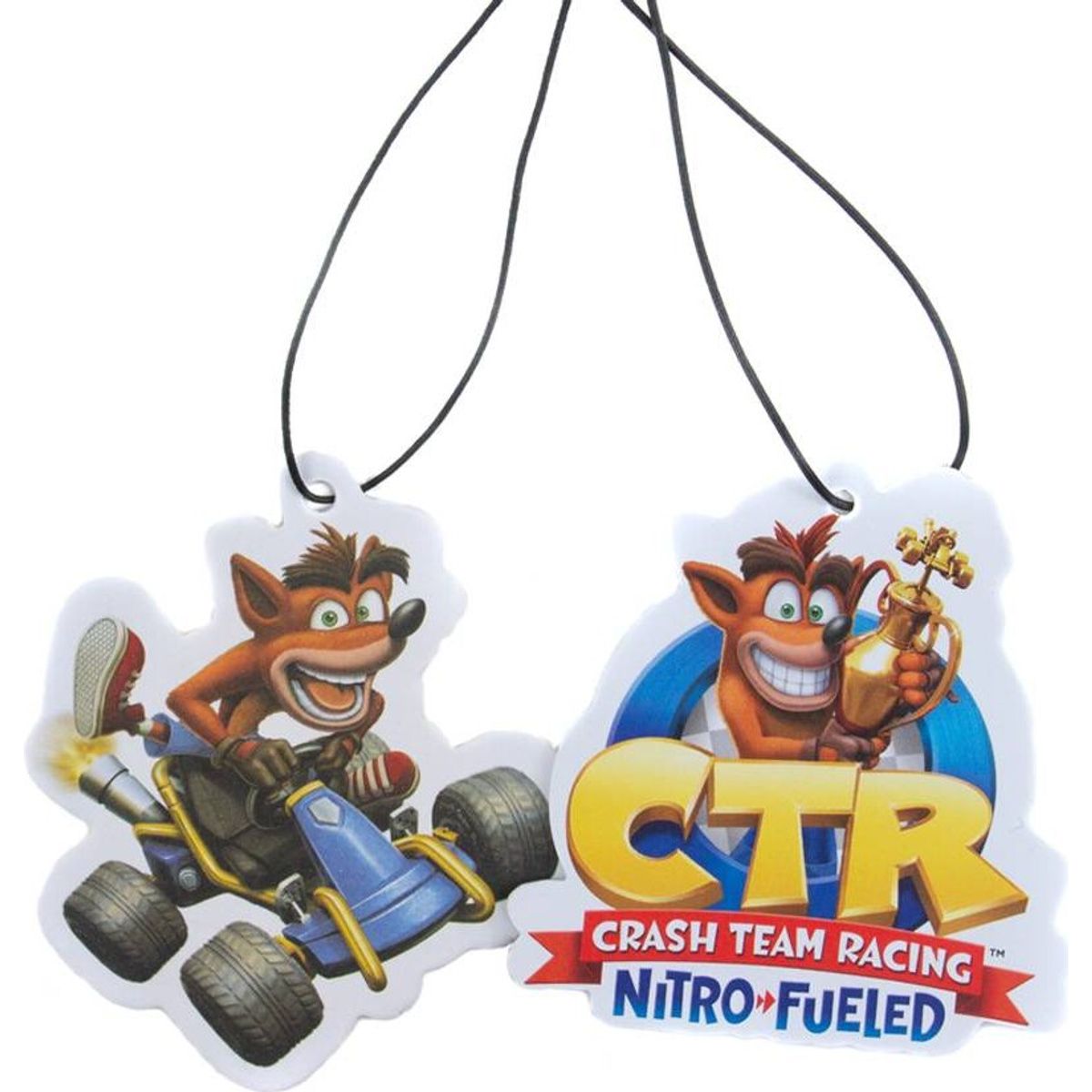 Crash Bandicoot Team Racing - Luftfrisker Til Bil - 2 Stk