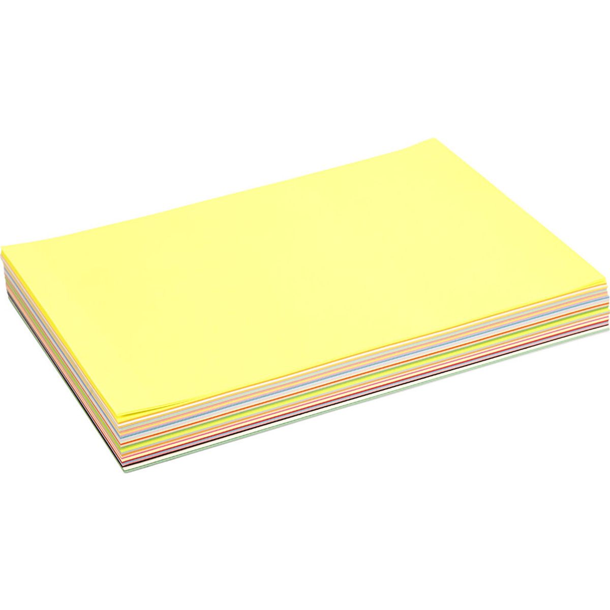 Paper Concept - Farvet Papir - A4 - 210x297 Mm - 80 G - Flere Farver - 280 Ark