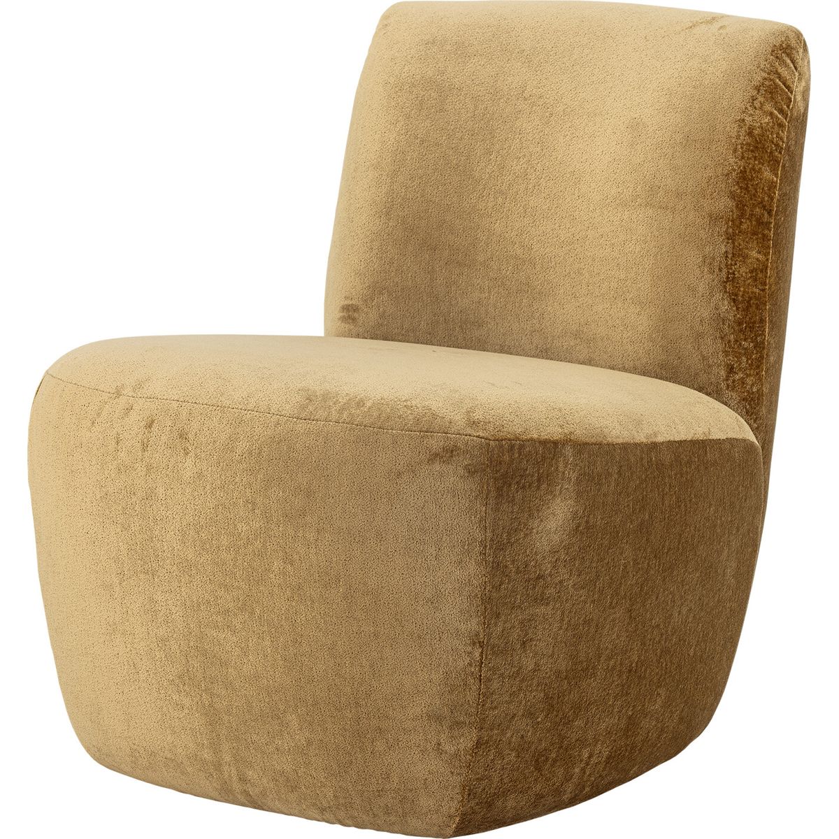 Creative Collection - Almonde Loungestol - Brun - Polyester