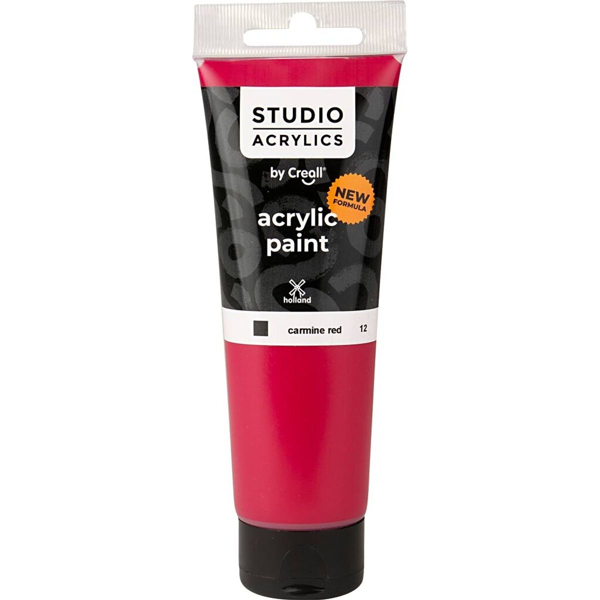 Creall Studio Acrylics - Akrylmaling - Dækkende - Carmine Rød - 120 Ml