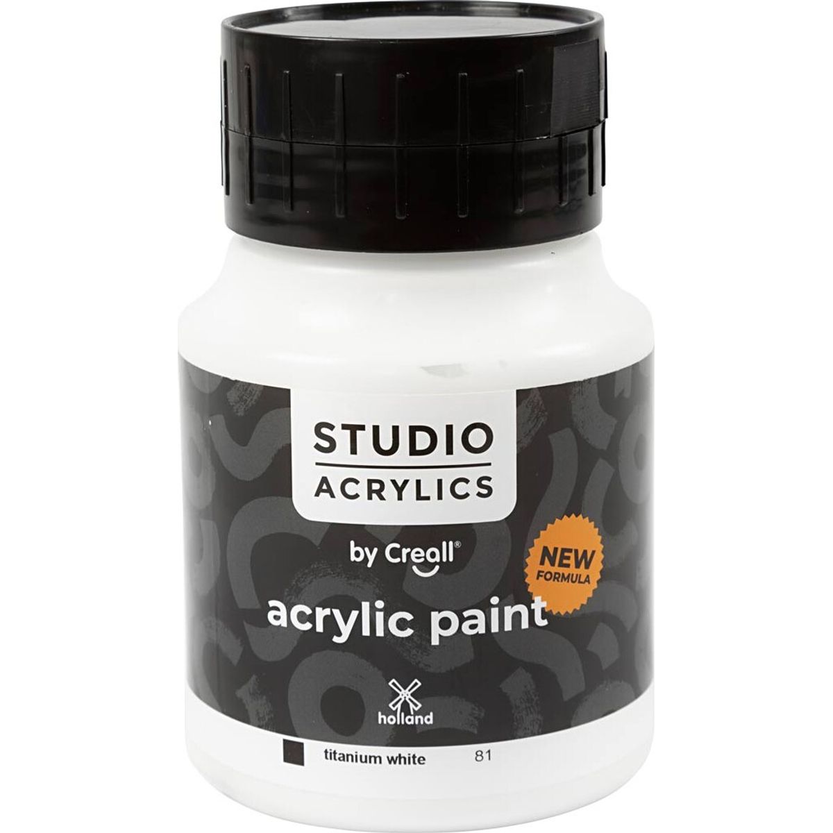 Creall Studio Acrylics - Akrylmaling - Dækkende - Hvid - 500 Ml