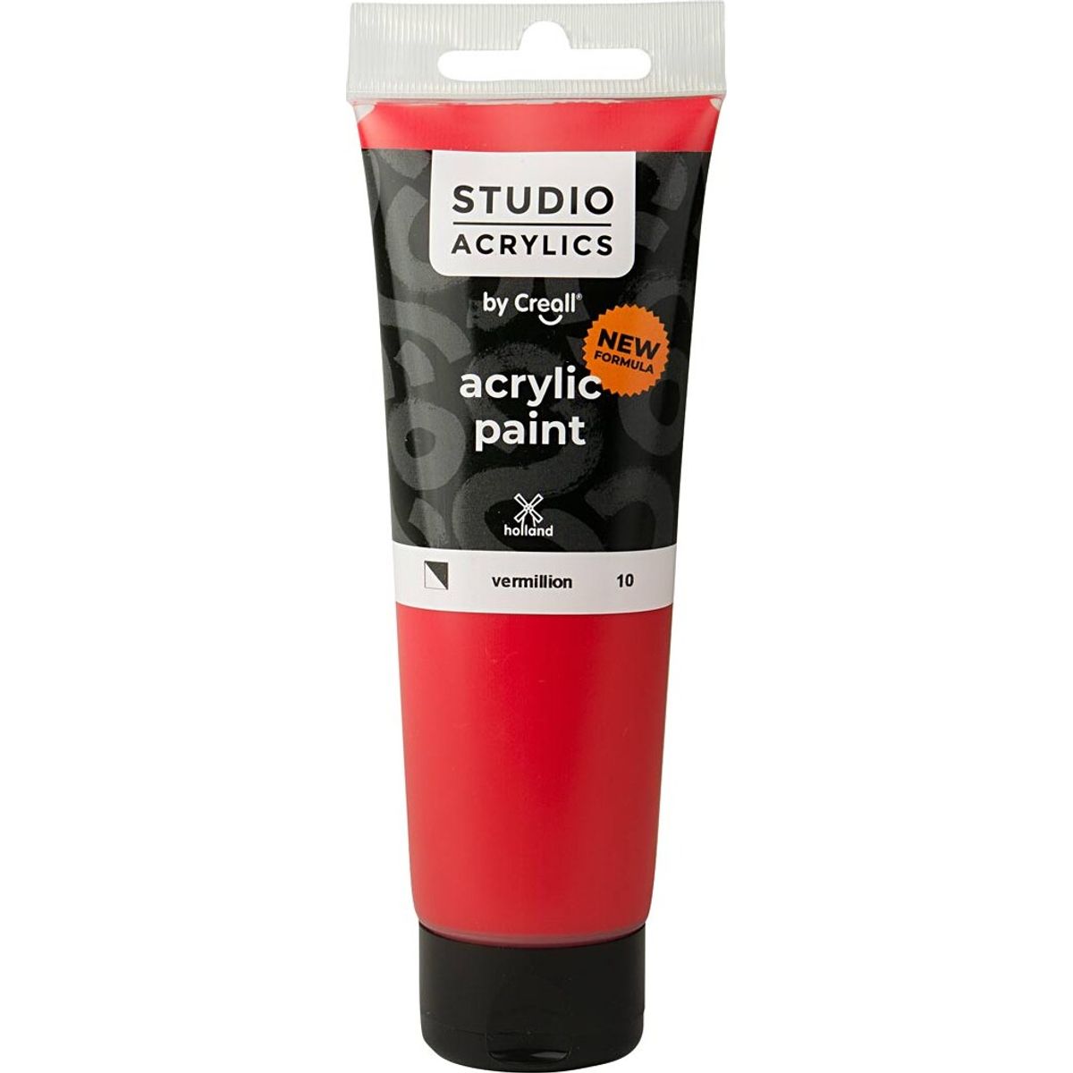 Creall Studio Acrylics - Akrylmaling - Halvdækkende - Vermillion Rød - 120 Ml