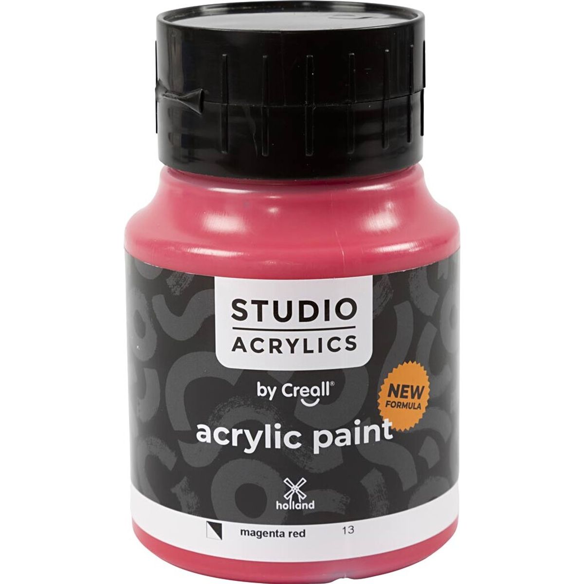 Creall Studio Acrylics - Akrylmaling - Halvdækkende - Magenta Rød - 500 Ml