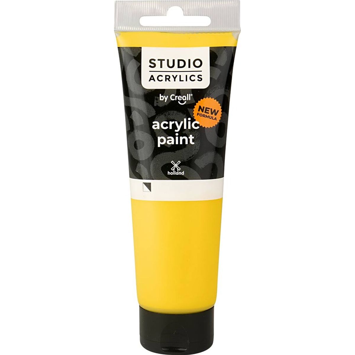 Creall Studio Acrylics - Akrylmaling - Halvdækkende - Primær Gul - 120 Ml