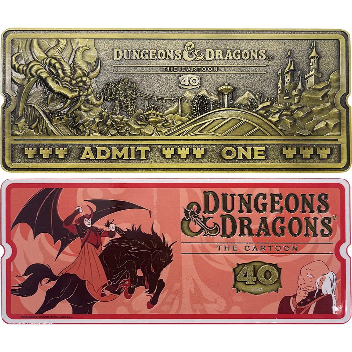 Dungeons & Dragons: The Cartoon 40th Anniversary Rollercoaster Ticket