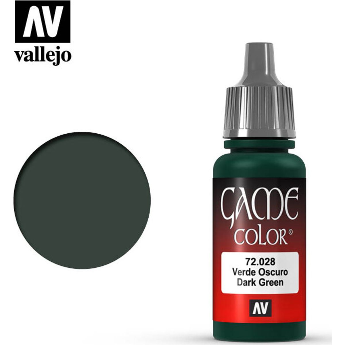 Vallejo - Game Color - Dark Green Mat - 18 Ml - 72028