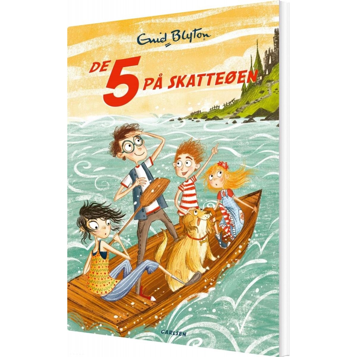 De 5 På Skatteøen - Bind 1 - Enid Blyton - Bog