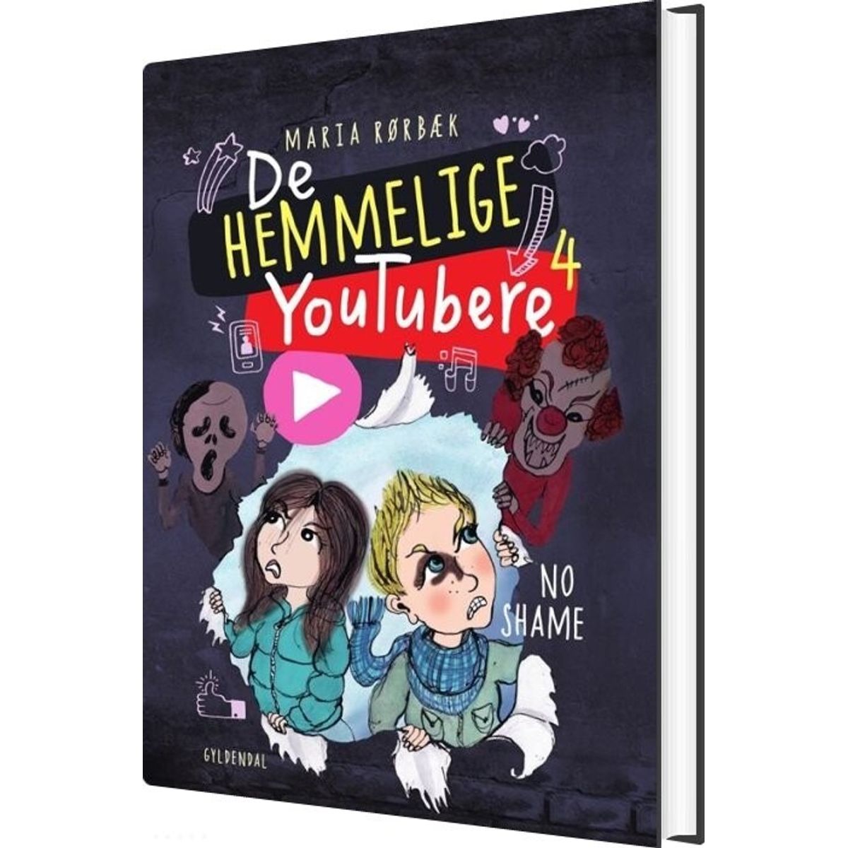 De Hemmelige Youtubere 4 - No Shame - Maria Rørbæk - Bog