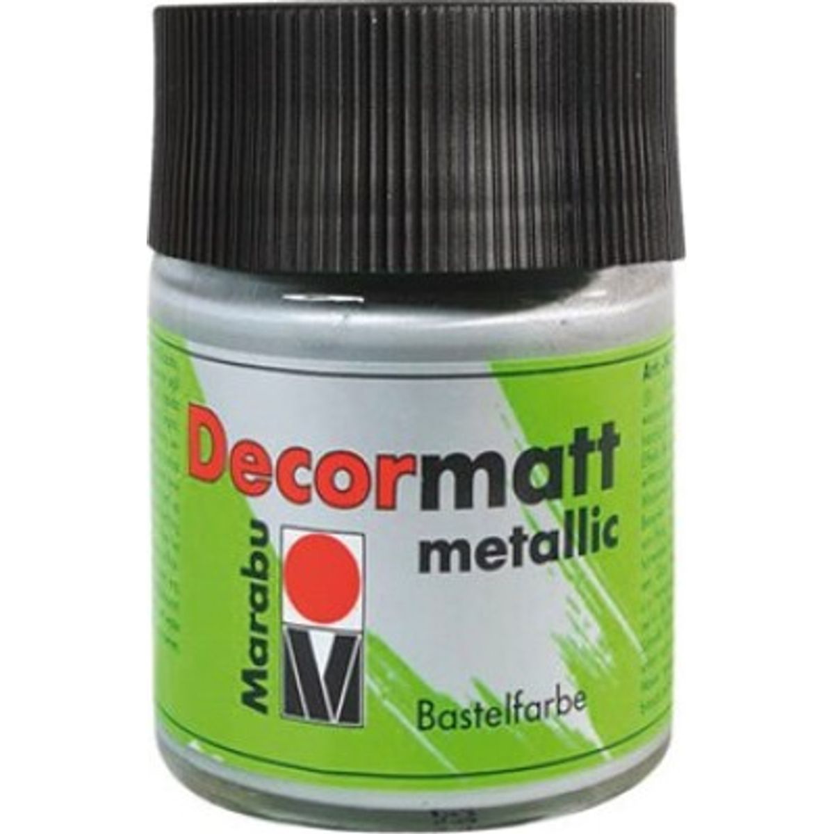 Decormatt Acryl - 50 Ml - Metallic Sølv - Marabu