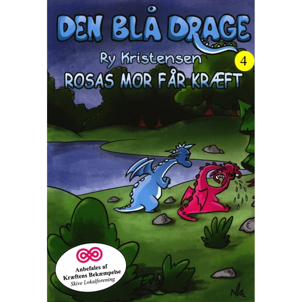 Den Blå Drage 4 - Rosas Mor Får Kræft - Ry Kristensen - Bog