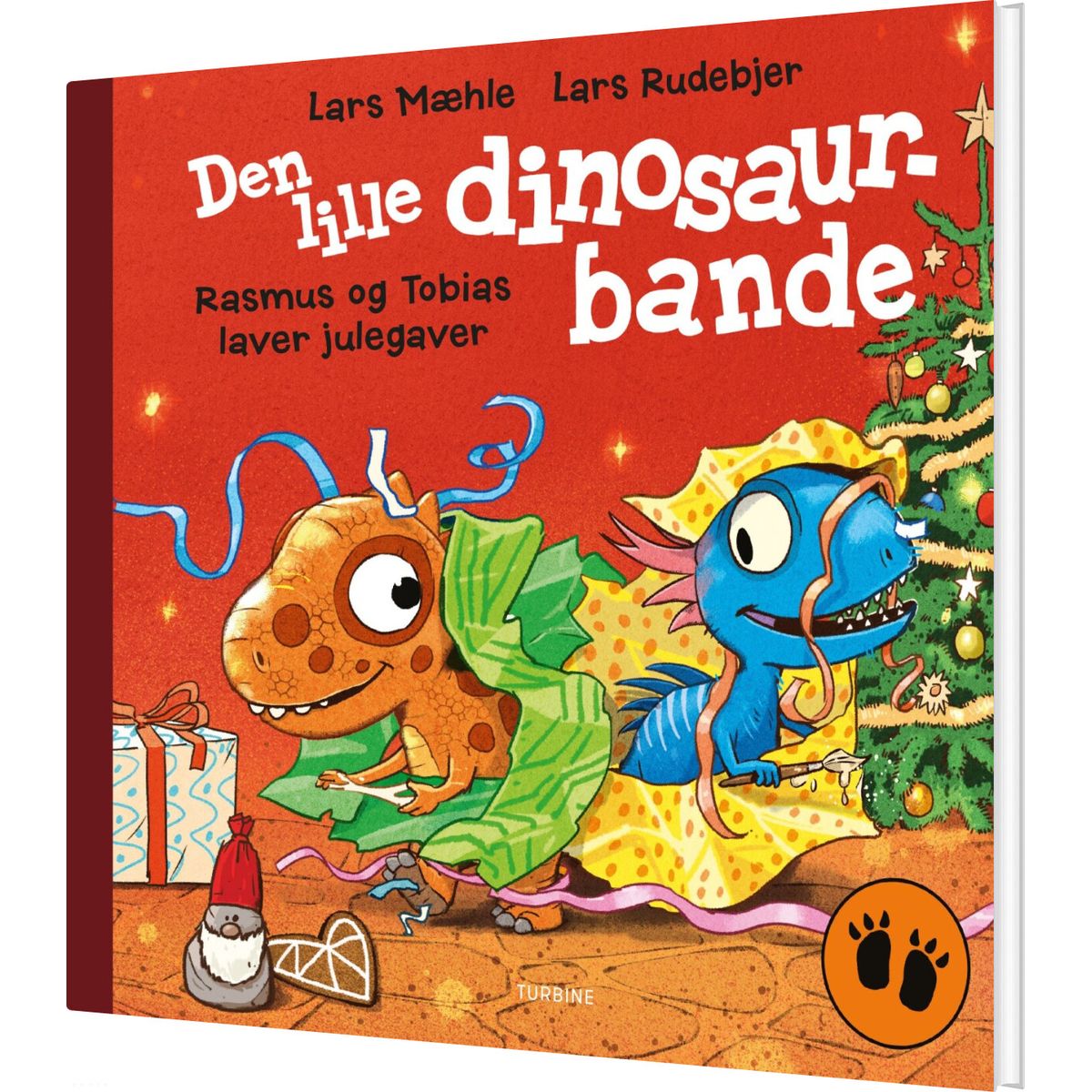 Den Lille Dinosaurbande - Rasmus Og Tobias Laver Julegaver - Lars Mæhle - Bog